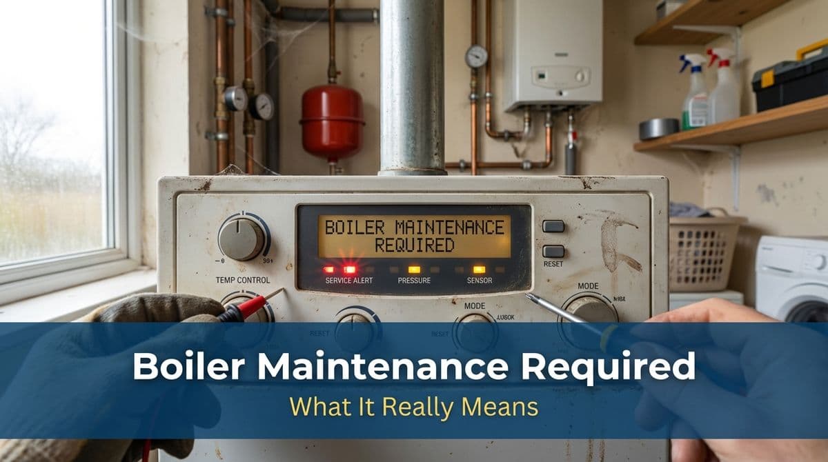 Blog post “Boiler Maintenance Required” Message: What It Really Means image