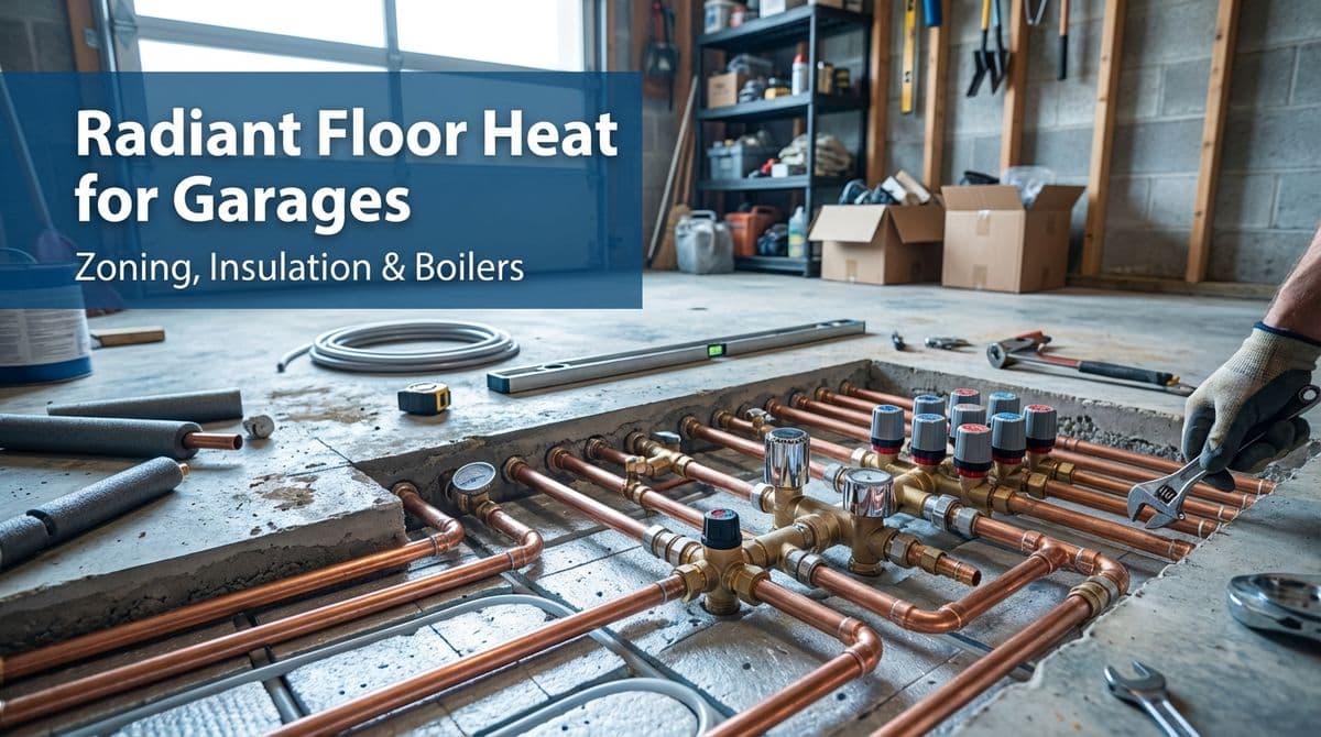 Blog post Radiant Floor Heat for Garages: Zoning, Insulation & Boilers image
