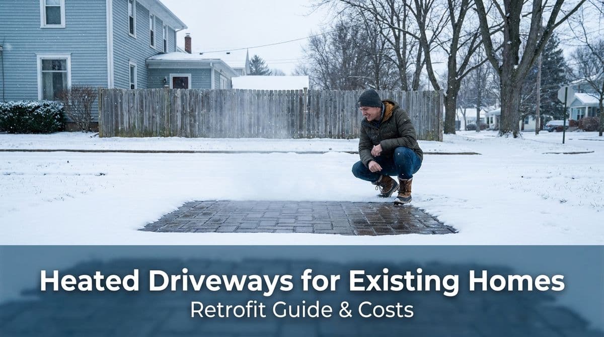 Featured post - Heated Driveways for Existing Homes: Retrofit Guide & Costs